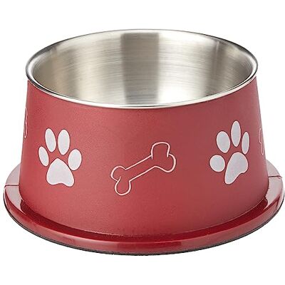 TRIXIE Plastbelagt rostfritt stål long-ear skål, 15 cm diameter, 0,9 liter, blandade färger TRIXIE Plastbelagt rostfritt stål long-ear skål, 15 cm diameter, 0,9 liter, blandade färger