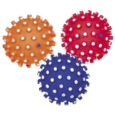 Nobby Vinyl Noppenball "CLASSIC" med Squeaker färgsorterad Ø 10 cm Nobby Vinyl Noppenball "CLASSIC" med Squeaker färgsorterad Ø 10 cm