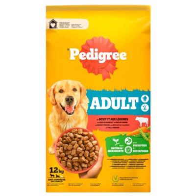 Pedigree Torr för medelstora och stora hundar nötkött och grönsaker 12 kg Pedigree Torr för medelstora och stora hundar nötkött och grönsaker 12 kg