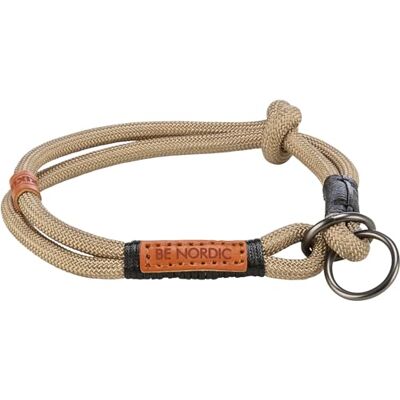 TRIXIE Zug-Stopp BE Nordic M Hundhalsband Sand/svart Bekvämt hundhalsband för medelstora hundar med dragbegränsning Robust och elegant 17274 TRIXIE Zug-Stopp BE Nordic M Hundhalsband Sand/svart Bekvämt hundhalsband för medelstora hundar med dragbegränsning Robust och elegant 17274