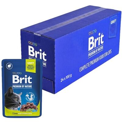 BRIT PREMIUM Lamm Sterilized Kattemat - Fullständig Näring BRIT PREMIUM Lamm Sterilized Kattemat - Fullständig Näring