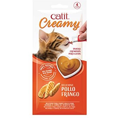 catit Creamy behandlar för katter 4-pack kyckling catit Creamy behandlar för katter 4-pack kyckling