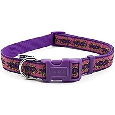 Ancol rosa woof hundkrage, 45–70 cm, rosa Ancol rosa woof hundkrage, 45–70 cm, rosa