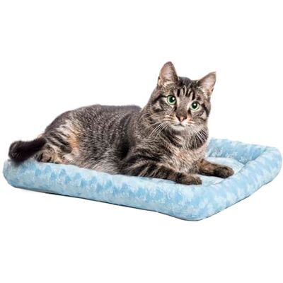 MidWest Homes for Pets MidWest Homes for Husdjur modell 40218-PB husdjurskudde, hundsäng, 46 cm lång hund- eller kattsäng med bekväm stoppning, perfekt för "mini"-hundraser, blå MidWest Homes for Pets MidWest Homes for Husdjur modell 40218-PB husdjurskudde, hundsäng, 46 cm lång hund- eller kattsäng med bekväm stoppning, perfekt för "mini"-hundraser, blå