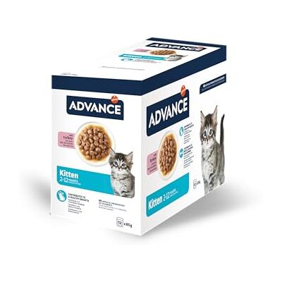 Advance Våtfoder för kattungar med kalkon Multipack 12 x 85 g Total 1,02 kg Advance Våtfoder för kattungar med kalkon Multipack 12 x 85 g Total 1,02 kg