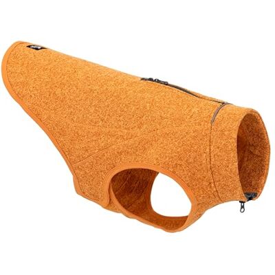 Kurgo Core-tröja – hundkläder för kallt väder – mysigt stickat fleecelager – hundkläder med justerbar hals – reflekterande accenter – maskintvättbar utrustning – ljung orange – stor Kurgo Core-tröja – hundkläder för kallt väder – mysigt stickat fleecelager – hundkläder med justerbar hals – reflekterande accenter – maskintvättbar utrustning – ljung orange – stor