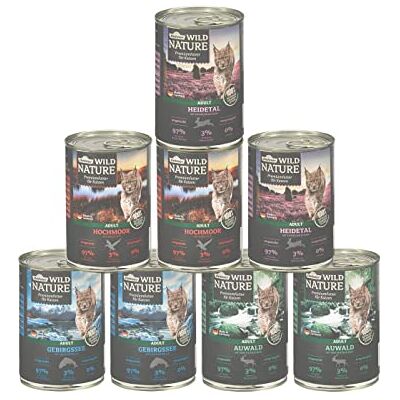 Dehner Wild Nature kattmat vuxen 8 x 400 g (3,2 kg) Dehner Wild Nature kattmat vuxen 8 x 400 g (3,2 kg)