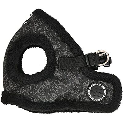 Puppia Hundsele för små och medelstora hundar – HEPATICA HARNESS B – justerbar och bekväm, svart Puppia Hundsele för små och medelstora hundar – HEPATICA HARNESS B – justerbar och bekväm, svart