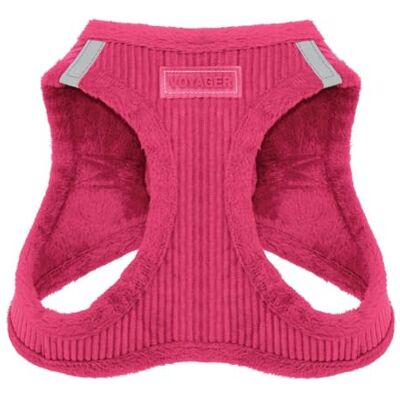 Best Pet Supplies Voyager Step-in plysch hundsele – mjuk plysch, gå i väst sele för små och medelstora hundar av 1Fuchsia manchester, XS (byst: 33-36,8 cm) Best Pet Supplies Voyager Step-in plysch hundsele – mjuk plysch, gå i väst sele för små och medelstora hundar av 1Fuchsia manchester, XS (byst: 33-36,8 cm)