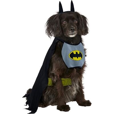 Rubie's Kostym klassisk Batman husdjurskostym, flerfärgad, M hals 14,5 omkrets 20 rygg 15 US Rubie's Kostym klassisk Batman husdjurskostym, flerfärgad, M hals 14,5 omkrets 20 rygg 15 US