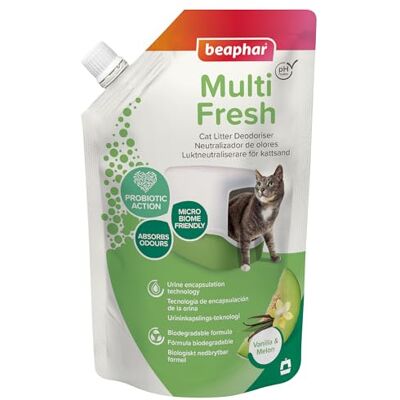 beaphar Multi Fresh luktneutraliserare, melon och vanilj – 400 g beaphar Multi Fresh luktneutraliserare, melon och vanilj – 400 g