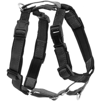 PetSafe 3-i-1 sele, hundsele med fasthållningsrem, minskar dragning och tryck på halsen, storlek M, svart PetSafe 3-i-1 sele, hundsele med fasthållningsrem, minskar dragning och tryck på halsen, storlek M, svart