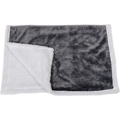 Danish Design Essentials Päls Hundfilt Träkol 75 x 100 cm – Vändbar Mjuk och maskintvättbar filt för hundar Danish Design Essentials Päls Hundfilt Träkol 75 x 100 cm – Vändbar Mjuk och maskintvättbar filt för hundar