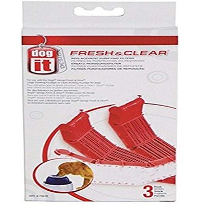 Dogit ersättningsrengöringsfilter för "Water Fountain" dricksbrunnar 3-pack Dogit ersättningsrengöringsfilter för "Water Fountain" dricksbrunnar 3-pack