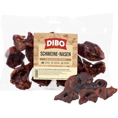 DIBO Grisnäsa, 250 g påse, litet naturligt tuggsnack eller godis som mellanmål, hundmat, kvalitetsprodukt utan kemikalier DIBO Grisnäsa, 250 g påse, litet naturligt tuggsnack eller godis som mellanmål, hundmat, kvalitetsprodukt utan kemikalier