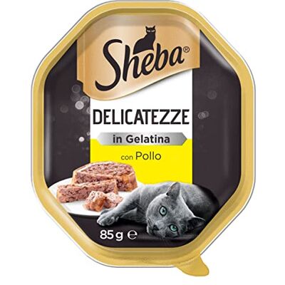 Sheba gelégodis trancetti, kattmat med kyckling 85 g 22 behållare Sheba gelégodis trancetti, kattmat med kyckling 85 g 22 behållare