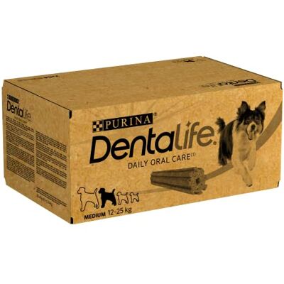Dentalife Daily Oral Care 7613038130439 Hundgodis, Ljusbrun, 84 stycken Dentalife Daily Oral Care 7613038130439 Hundgodis, Ljusbrun, 84 stycken