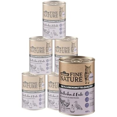Dehner fin naturlig kattmat kalkon och anka matklass Senior 6 x 400 g (2400 g) Dehner fin naturlig kattmat kalkon och anka matklass Senior 6 x 400 g (2400 g)