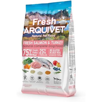 Arquivet Fresh lax & Turkey 2,5 kg halvfuktigt foder av lax och kalkon Arquivet Fresh lax & Turkey 2,5 kg halvfuktigt foder av lax och kalkon