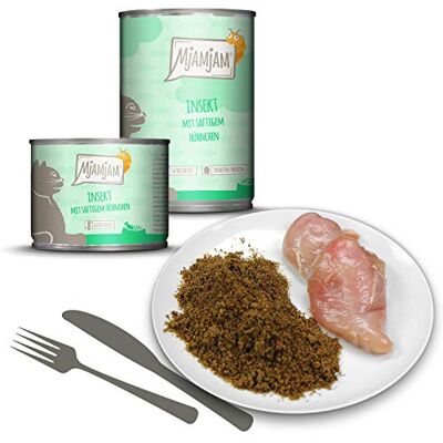 Husdjurmat MJAMJAM - Insekt med Kyckling - 12 x 200g Husdjurmat MJAMJAM - Insekt med Kyckling - 12 x 200g