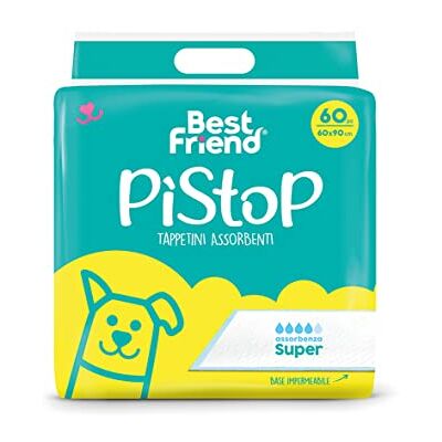 Best Friend PìStop Traverse Engångshundar för hundar Unisex. Super absorptionsförmåga. Hundhygienmattor 60 x 90 cm, Förpackning 60 st. Engång, Anti-Ripp- och luktfri. för hundar Stor storlek Giant Best Friend PìStop Traverse Engångshundar för hundar Unisex. Super absorptionsförmåga. Hundhygienmattor 60 x 90 cm, Förpackning 60 st. Engång, Anti-Ripp- och luktfri. för hundar Stor storlek Giant