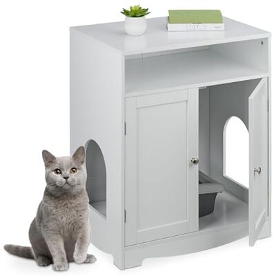 Relaxdays Kattmöbel - Skydd, 2 In- och Utgångar, Öppet Utrymme Relaxdays Kattmöbel - Skydd, 2 In- och Utgångar, Öppet Utrymme