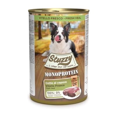 Stuzzy Hund monoprotein kalv, hundmat våt, 6 burkar x 400 g, 2,4 kg Stuzzy Hund monoprotein kalv, hundmat våt, 6 burkar x 400 g, 2,4 kg
