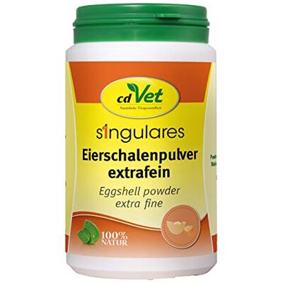 cdVet Singular äggskalspulver 1 kg – extra fin kalciumkälla för husdjur hög biotillgänglighet cdVet Singular äggskalspulver 1 kg – extra fin kalciumkälla för husdjur hög biotillgänglighet