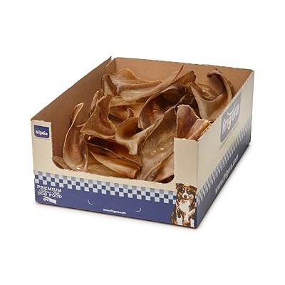 friGERA Nötkreaturöron 30 st. 600 g – naturligt hundmellanmål, luktfritt, hud- och pälsvård, gluten och spannmålsfri friGERA Nötkreaturöron 30 st. 600 g – naturligt hundmellanmål, luktfritt, hud- och pälsvård, gluten och spannmålsfri