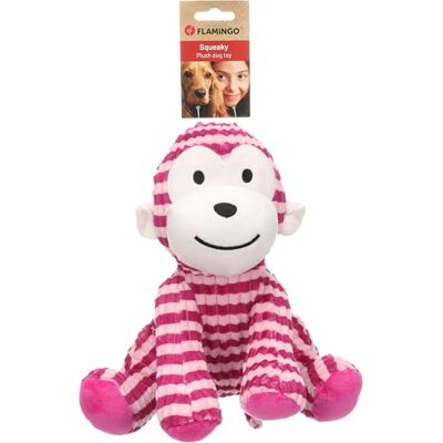 Flamingo Hundleksak – Azor APA rosa XL – 26 cm – plysch och manchestertyg – med pipande – originaldesign Flamingo Hundleksak – Azor APA rosa XL – 26 cm – plysch och manchestertyg – med pipande – originaldesign