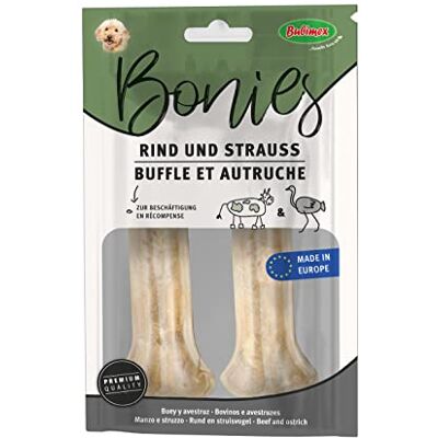 Bubimex - Os à mâcher fourrés à l'autruche - 12cm - dog chew Bubimex - Os à mâcher fourrés à l'autruche - 12cm - dog chew