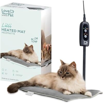 Beurer Love Your Pet värmematta S Lilli för hundar och katter, elektrisk värmematta med timer, liten hundfilt, värmematta tvättbar i 30 °C, reptålig och vattentät, 41 x 34 cm Beurer Love Your Pet värmematta S Lilli för hundar och katter, elektrisk värmematta med timer, liten hundfilt, värmematta tvättbar i 30 °C, reptålig och vattentät, 41 x 34 cm