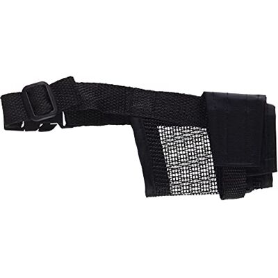 TRIXIE Hundnos i polyester med nätinsats, liten, svart TRIXIE Hundnos i polyester med nätinsats, liten, svart