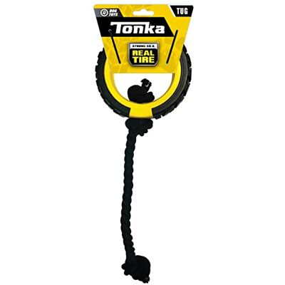 Tonka Mega Tread Hundtugg med rep - Lätt, Hållbar, Vattentät - 15 tum för medelstora till stora raser Tonka Mega Tread Hundtugg med rep - Lätt, Hållbar, Vattentät - 15 tum för medelstora till stora raser
