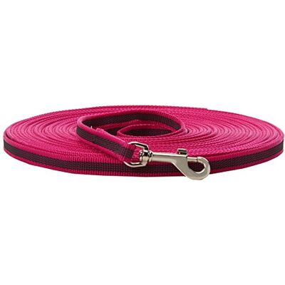 Julius-K9 IDC Color & Gray gumerat linne, 14 mm x 1,2 m med slinga, rosa-grå Julius-K9 IDC Color & Gray gumerat linne, 14 mm x 1,2 m med slinga, rosa-grå