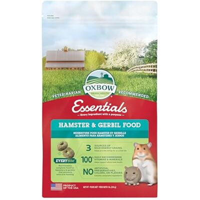 OXBOW Animal Health Hälsosamma handfuls hamster och racingmus, de små djurmatarna 454 g OXBOW Animal Health Hälsosamma handfuls hamster och racingmus, de små djurmatarna 454 g