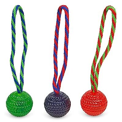 Petface Toyz Tozy Tau för hundar, snacks och springboll, blå/röd/grön Petface Toyz Tozy Tau för hundar, snacks och springboll, blå/röd/grön