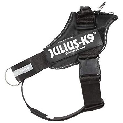 Julius-K9 , IDC Powerseleness, hundsele med främre kontroll Y-bälte, storlek: L/1, svart Julius-K9 , IDC Powerseleness, hundsele med främre kontroll Y-bälte, storlek: L/1, svart