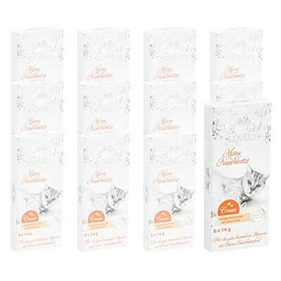 Dehner Premium Lovely kattmellanmål, godiskräm glutenfri, för vuxna katter, kyckling, 72 x 14 g (1 kg) Dehner Premium Lovely kattmellanmål, godiskräm glutenfri, för vuxna katter, kyckling, 72 x 14 g (1 kg)