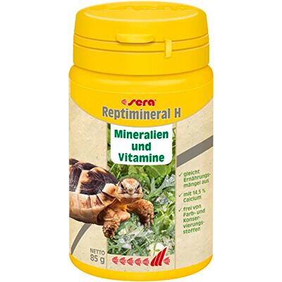 sera Reptimineral H 100 ml (85 g) – plus med mineraler och vitaminer för herbivore, landsköldpaddor foder sera Reptimineral H 100 ml (85 g) – plus med mineraler och vitaminer för herbivore, landsköldpaddor foder