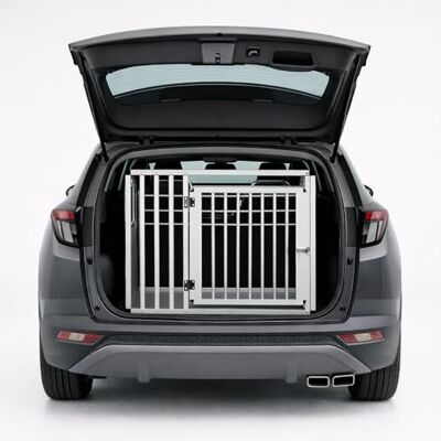 NK Transportbur för hund i bil Hundbur med dörr och lås, Lätt och robust, Kompakt design, Snabb och eel montering, Lätt att rengöra, Rymlig och bekväm, Modell L (92 × 65 × 66 cm) NK Transportbur för hund i bil Hundbur med dörr och lås, Lätt och robust, Kompakt design, Snabb och eel montering, Lätt att rengöra, Rymlig och bekväm, Modell L (92 × 65 × 66 cm)