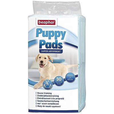 beaphar Bea17133 Puppy Pads Absorbent Soaps, 60 x 60 cm, 30 pieces, may vary beaphar Bea17133 Puppy Pads Absorbent Soaps, 60 x 60 cm, 30 pieces, may vary