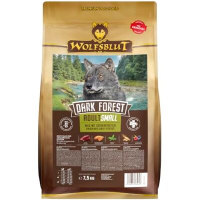 Wolfsblut Dark Forest Small Breed-foder med jaktkött och speciella bonusar för små raser hundar Wolfsblut Dark Forest Small Breed-foder med jaktkött och speciella bonusar för små raser hundar