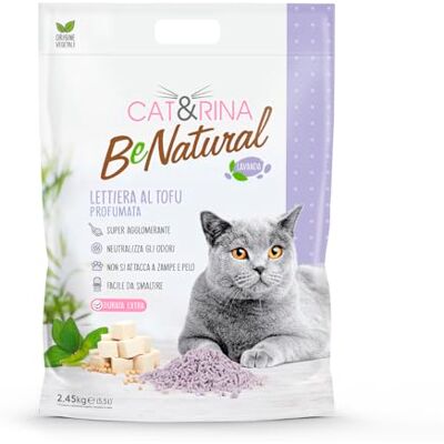 Cat&Rina BeNatural lavendeltofu kattströ Cat&Rina BeNatural lavendeltofu kattströ