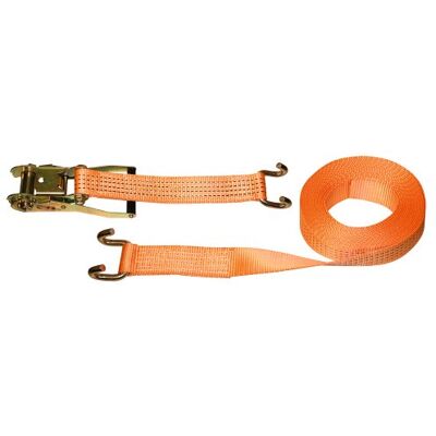Kerbl 37143 kuggrem med vevarmkrokar, 2 delar, 50 mm/8 m, dragmotstånd 4 000 kg, orange Kerbl 37143 kuggrem med vevarmkrokar, 2 delar, 50 mm/8 m, dragmotstånd 4 000 kg, orange