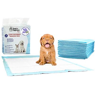 SOGNI E CAPRICCI PETS Drömmar och nycker husdjur absorberande matta pets, lavendel, 1 låda (80 bitar) SOGNI E CAPRICCI PETS Drömmar och nycker husdjur absorberande matta pets, lavendel, 1 låda (80 bitar)