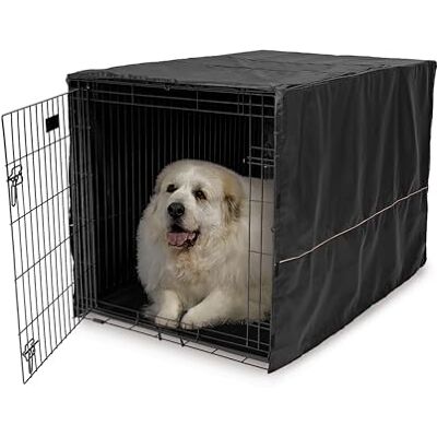 MidWest Homes for Pets MidWest hem för husdjur hundburskydd, integritet hundlåda skydd passar mellanvästern hundburar, lådskydd, maskintvätt och torr, svart, 122 cm MidWest Homes for Pets MidWest hem för husdjur hundburskydd, integritet hundlåda skydd passar mellanvästern hundburar, lådskydd, maskintvätt och torr, svart, 122 cm