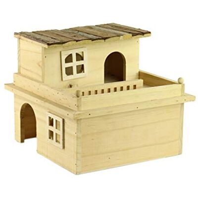 Dehner nagerhaus dagobert, ca. 28 x 23,5 x 28 cm, furu trä, natur Dehner nagerhaus dagobert, ca. 28 x 23,5 x 28 cm, furu trä, natur