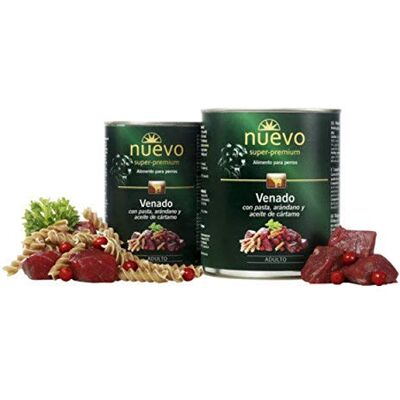 Nuevo Vuxen hundburk: Hjort, 400 g, hund Nuevo Vuxen hundburk: Hjort, 400 g, hund