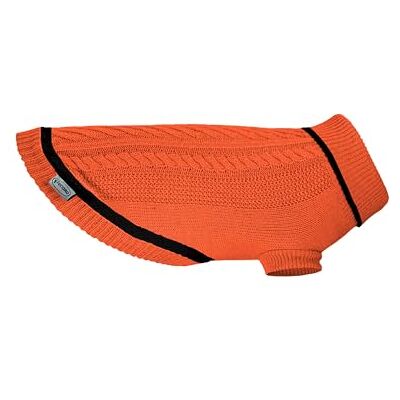 Record Skiva – tröja för hundar Maia. Varm tröja med hög hals, koppelhål och ryggbenslingor Orange, M rygglängd 40 cm Record Skiva – tröja för hundar Maia. Varm tröja med hög hals, koppelhål och ryggbenslingor Orange, M rygglängd 40 cm